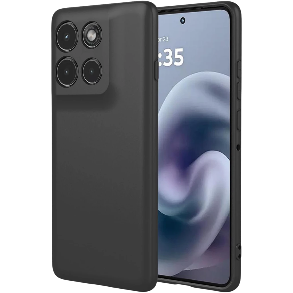 Funda Square Liquid Premium negra para Motorola G77/G67