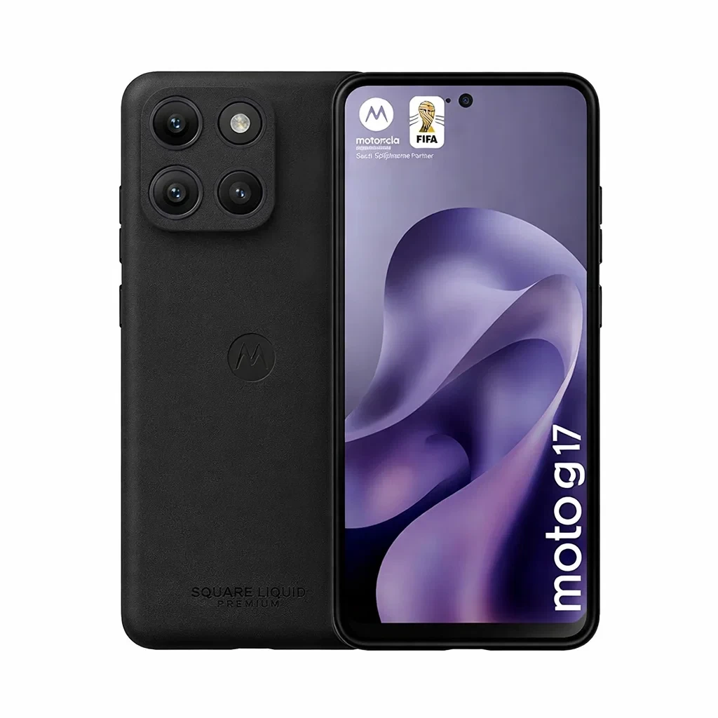 Funda Square Liquid Premium negra para Motorola G17