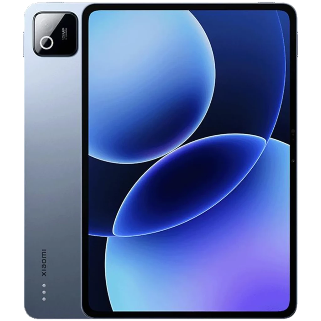 Xiaomi Pad 8 256GB azul con pantalla 3.2K casi sin bordes, 12GB RAM, AdaptiveSync 144Hz y módulo de cámara trasera rectangular con flash