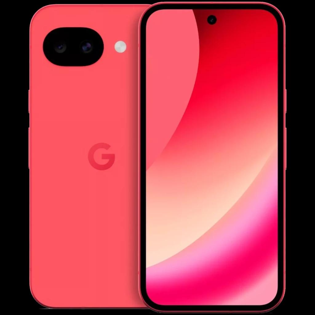 Google Pixel 10a 128GB Baya con pantalla Actua OLED brillante, cámara trasera dual con flash, frontal perforada centrada, 8GB de RAM y chip Tensor G4