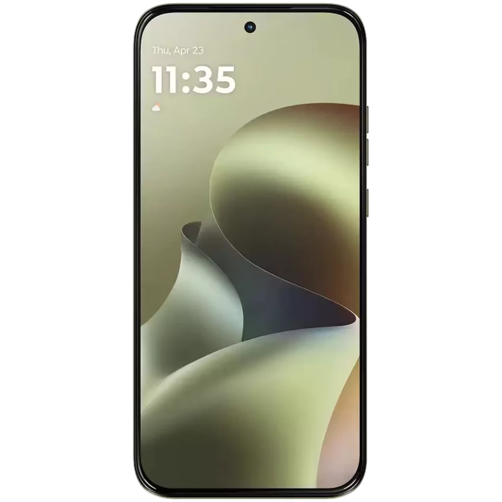 Motorola Moto G67 5G 128 Go Nile Moto AI, écran 6,78 pouces bord à bord avec poinçon central, bords fins, façade noire élégante