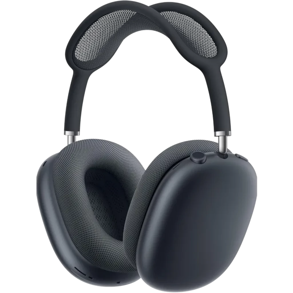 Apple Airpod Max 2 USB-C Noir Rénové État Premium avec coussinets ovales, arceau mesh, finition mate élégante et ports USB-C discrets