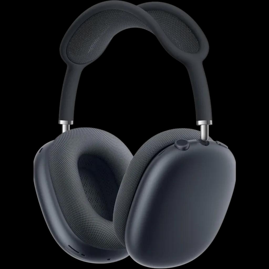 Apple Airpod Max 2 USB-C Negro Renovado - Estado Premium con diadema acolchada, copas ovaladas mate, almohadillas de malla y puerto USB-C visible