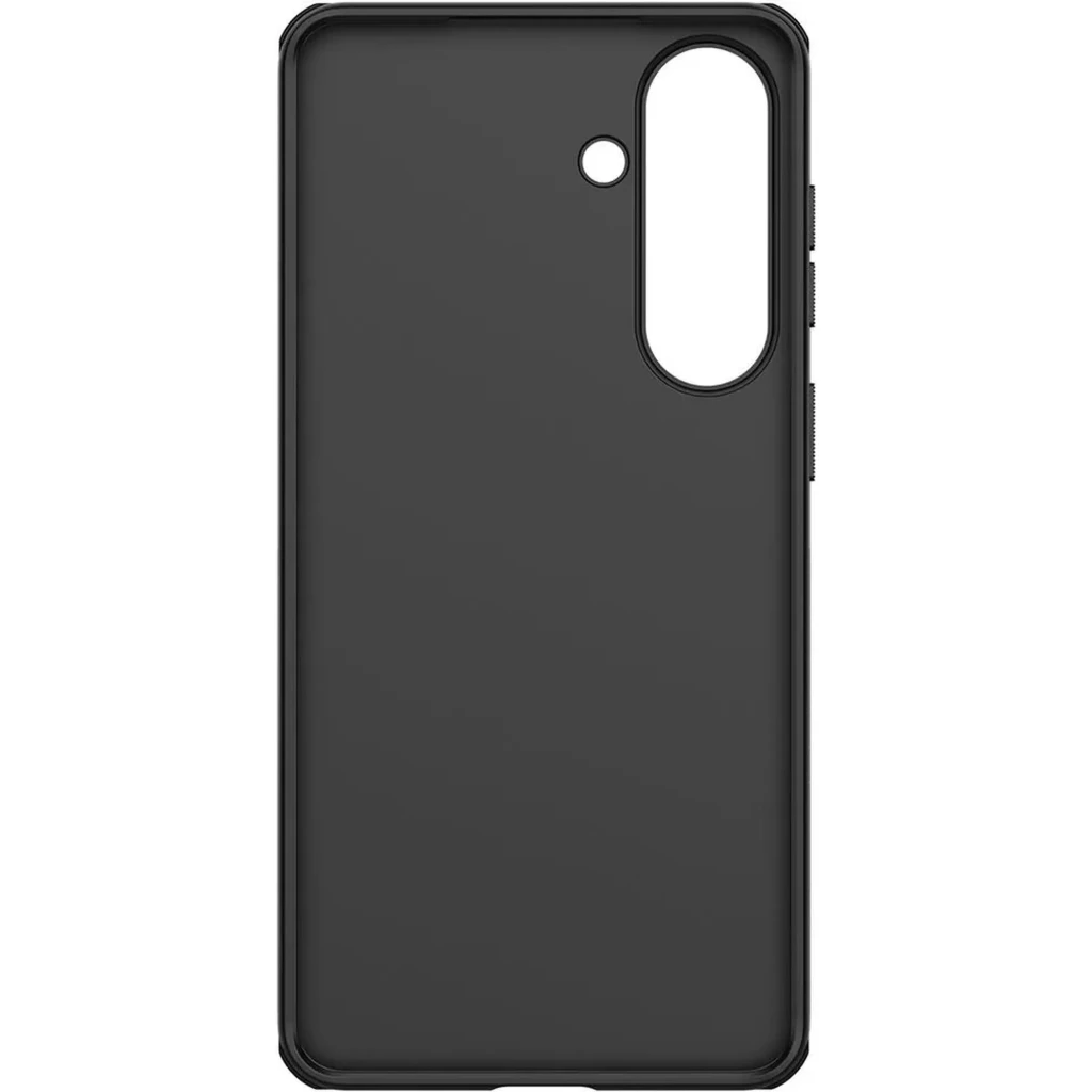 Nillkin Funda Super Frosted Shield Pro Samsung Galaxy S26 negro, rígida mate, bordes elevados, recortes precisos para cámara y botones, antideslizante y