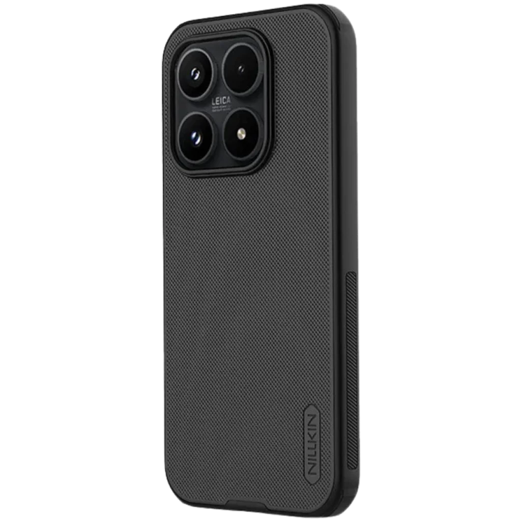 Nillkin Funda Super Frosted Shield Pro Xiaomi 17 Negro: textura antideslizante, borde elevado para cámara, acabado mate, protección robusta y agarre seguro