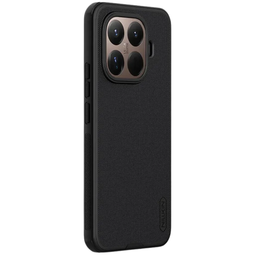 Nillkin Funda Super Frosted Shield Pro Xiaomi 15T Pro Negro con textura antideslizante, bordes reforzados, recortes precisos y protección elevada para cámara