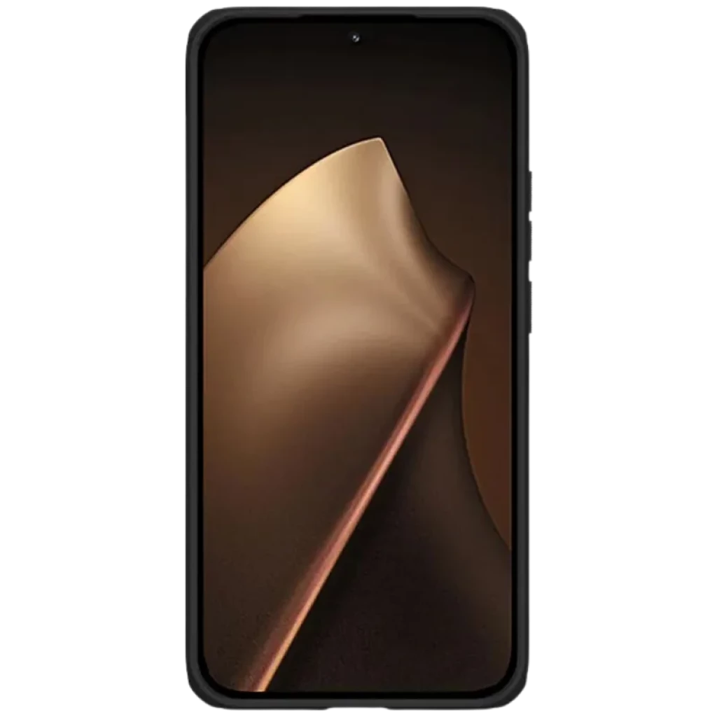 Nillkin Funda Super Frosted Shield Pro para Xiaomi 15T Pro en color negro, diseño delgado, bordes elevados, recortes precisos y acabado antideslizante mate