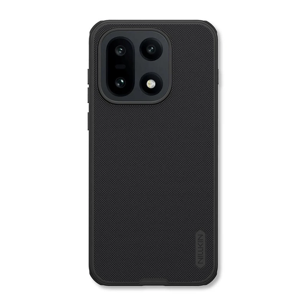 Nillkin Funda Super Frosted Shield Pro OnePlus 15 Negro, carcasa rígida mate antideslizante, bordes reforzados y recorte amplio para cámara triple