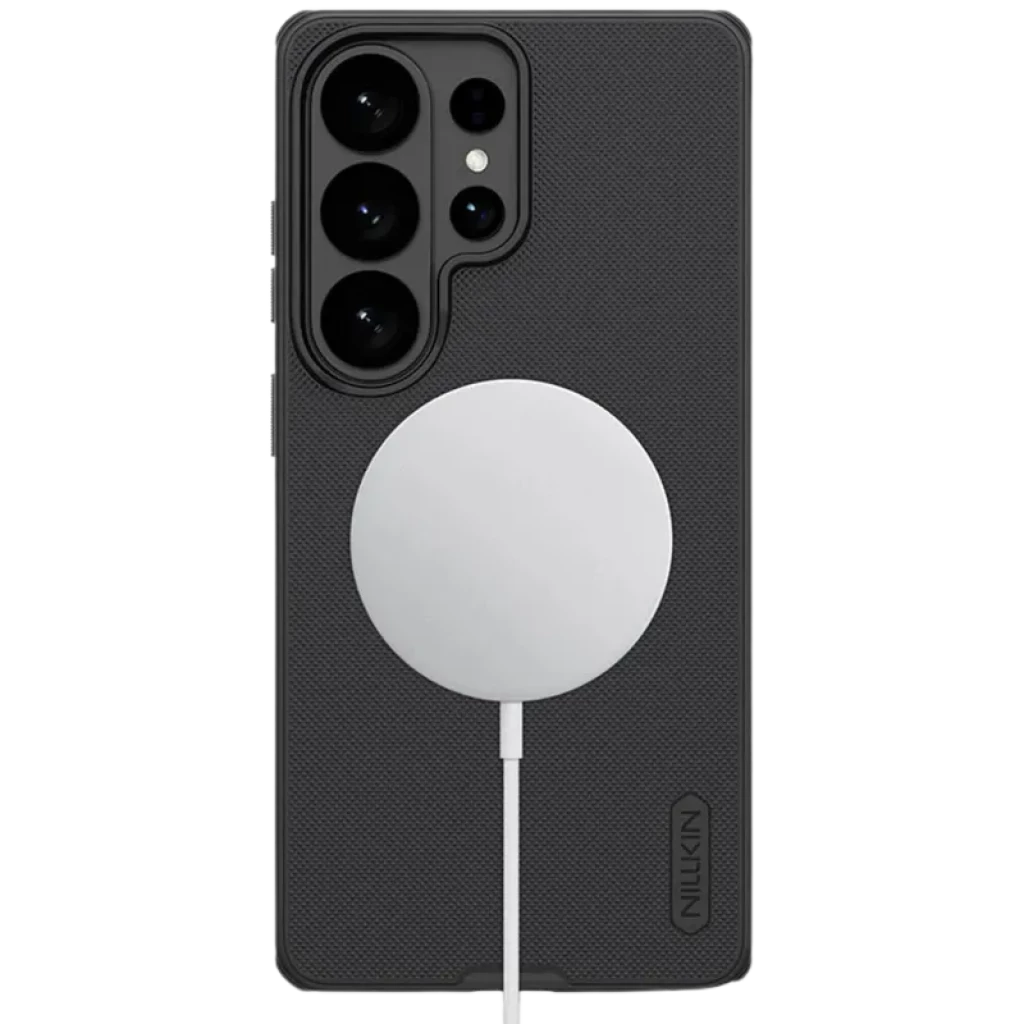 Coque magnétique Nillkin Super Frosted Shield Pro pour Samsung Galaxy S26 Ultra Noir