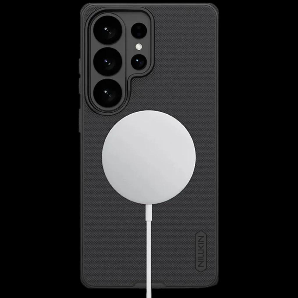 Coque magnétique Nillkin Super Frosted Shield Pro pour Samsung Galaxy S26 Ultra Noir