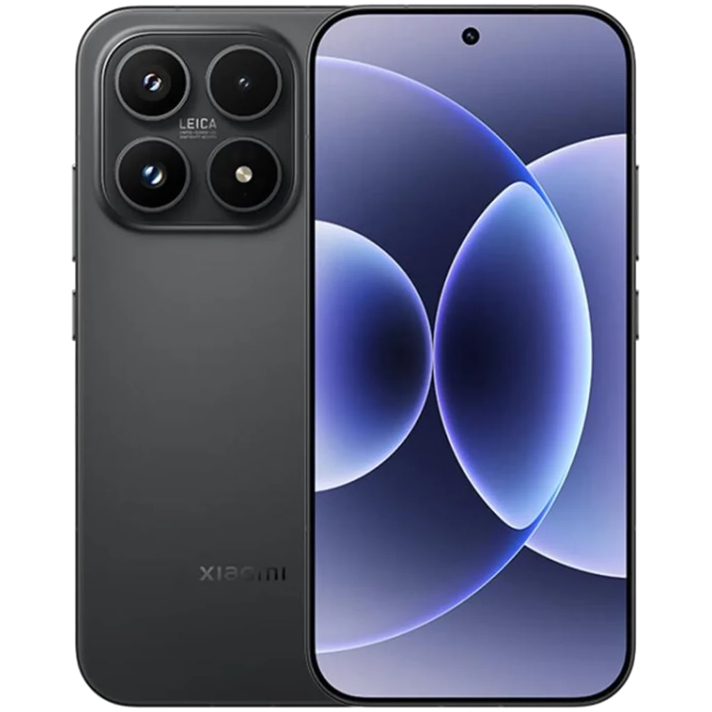 Xiaomi 17 negro con pantalla QuadHD de borde a borde, módulo triple de cámara Leica destacado, 12GB RAM, 256GB y carga rápida 100W elegante y minimalista