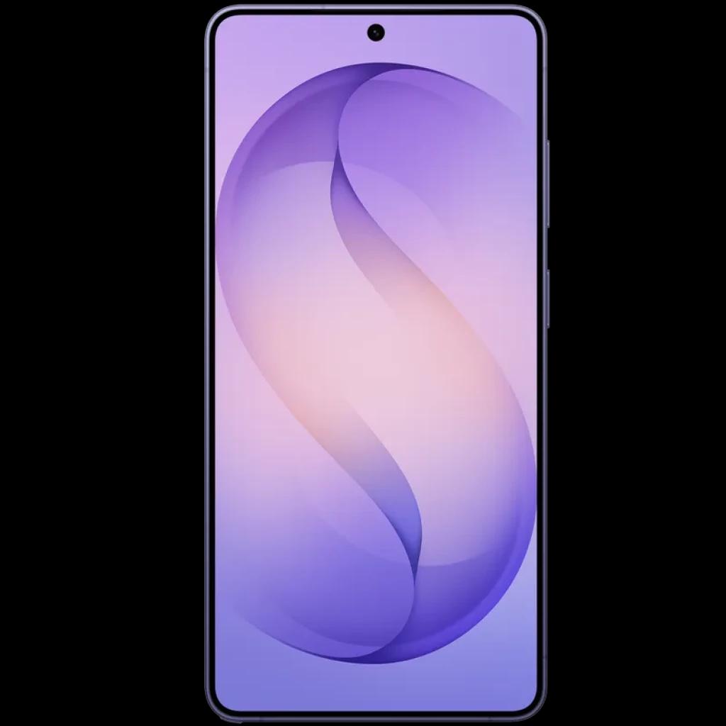 Samsung Galaxy S26 Ultra 5G en Cobalt Violet, pantalla Dynamic AMOLED 2X de 6.9 pulgadas con bordes delgados, cámara frontal centrada y diseño elegante