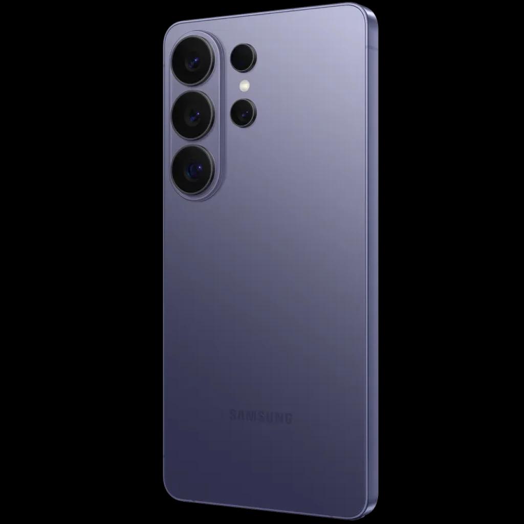 Samsung Galaxy S26 Ultra 5G Cobalt Violet com traseira violeta fosca, módulo de quatro câmeras salientes e acabamento premium em cantos arredondados