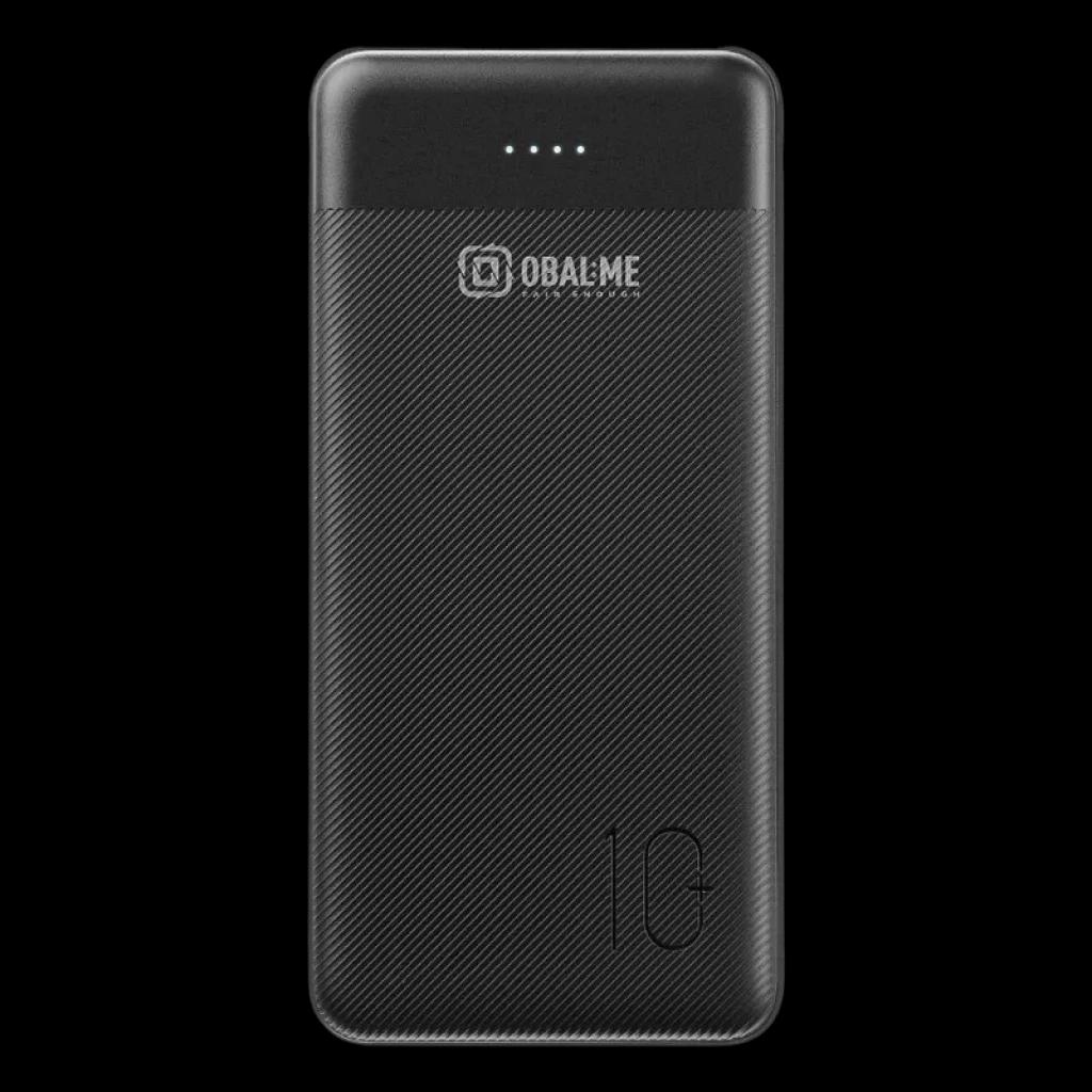 Vue avant de la batterie OBAL : ME PowerNest 10000 mAh avec ses trois ports de sortie USB