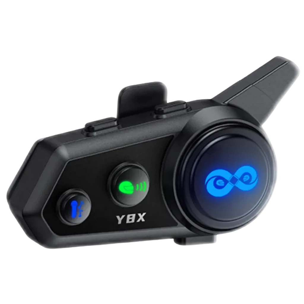 Interphone moto Y8X Mesh avec boutons de contrôle