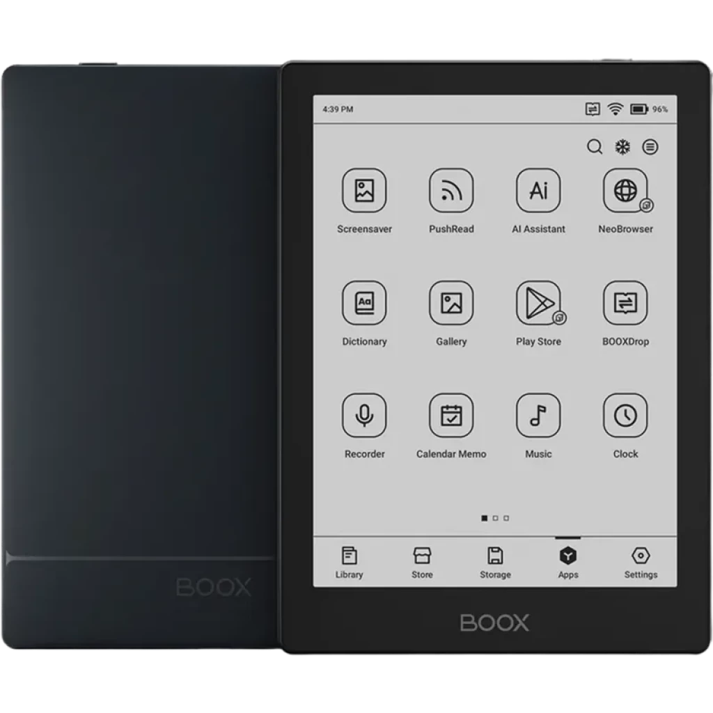 BOOX Go 6 32 Go Android 11 - eBook Reader 6" Carta 1300 et MicroSD