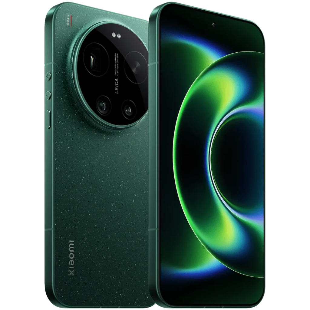 Xiaomi 17 Ultra verde Starlit con panel OLED 6.9, 12GB RAM y 512GB. Módulo Leica circular con múltiples lentes y acabado trasero con efecto estrellado