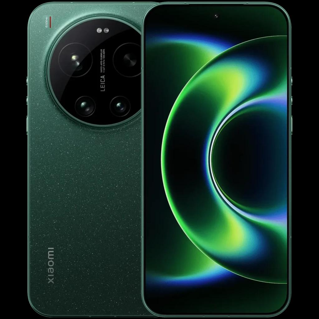 Xiaomi 17 Ultra Starlit Green con acabado verde brillante, panel OLED 6.9 sin bordes, módulo circular Leica triple, 16GB RAM y 1TB de almacenamiento