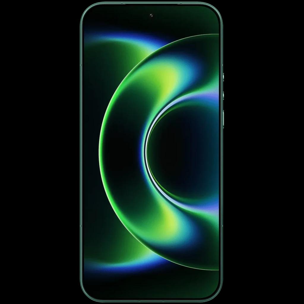 Xiaomi 17 Ultra 512GB Starlit Green con panel OLED 6.9, bordes delgados, pantalla curva y cámara frontal perforada, 12GB RAM y módulo Leica trasero