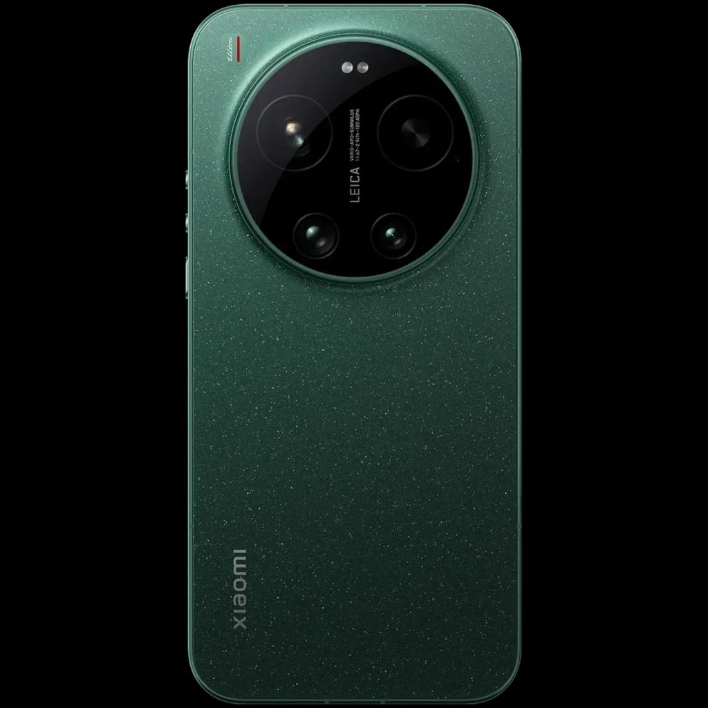 Xiaomi 17 Ultra 512GB Starlit Green con acabado verde estrellado, módulo de cámara circular Leica en negro y bordes curvos; diseño premium y elegante