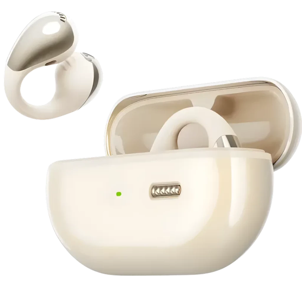 SoundPeats PearlClip Pro Beige - Auriculares Bluetooth
