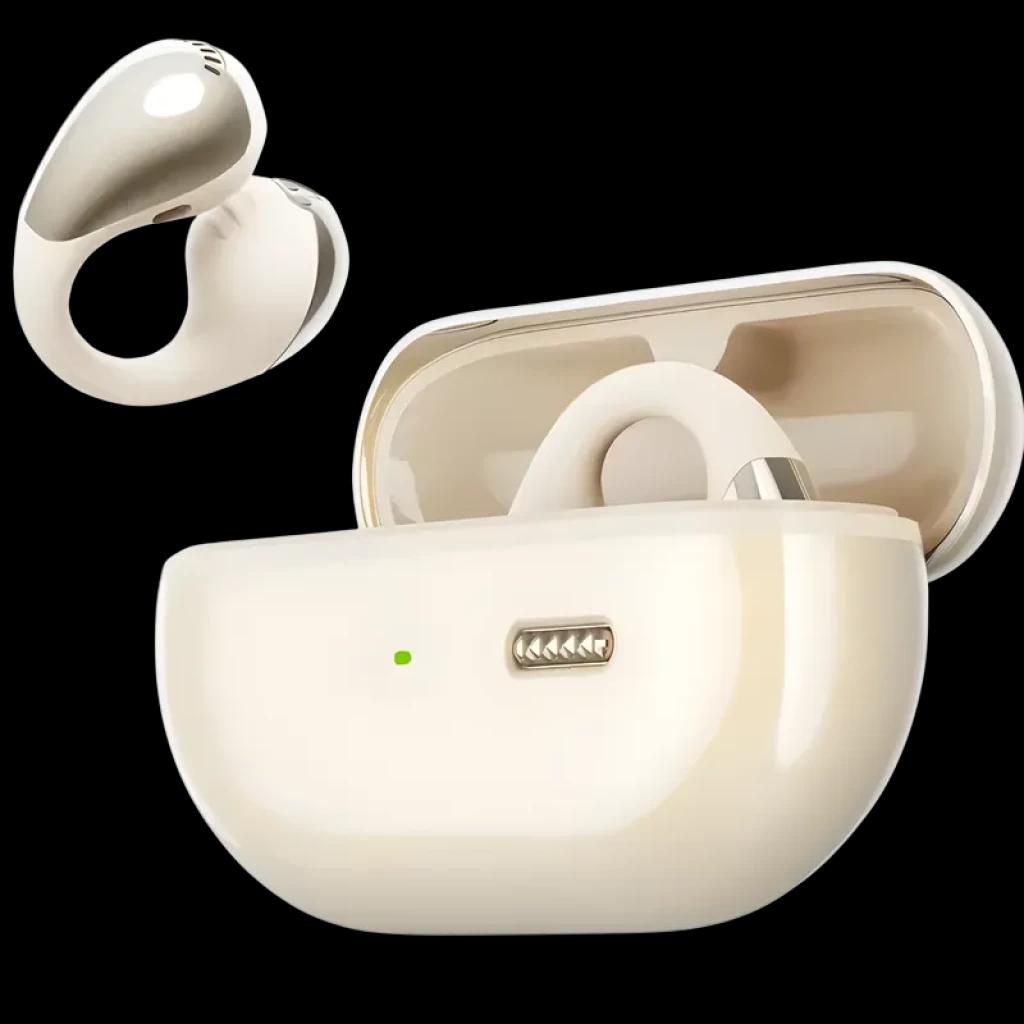SoundPeats PearlClip Pro Bege  - Auriculares Bluetooth