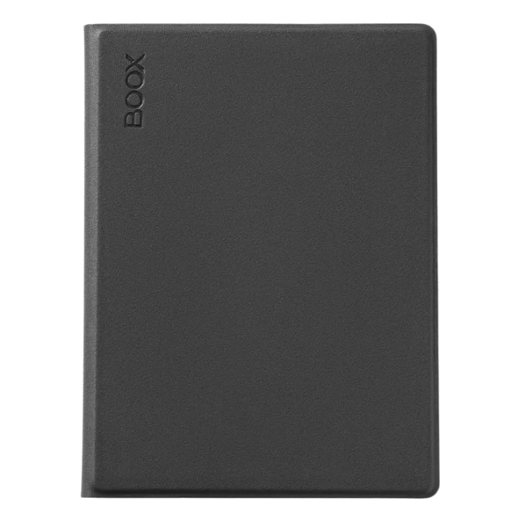 Funda BOOX Magnetic para Go 6 Negro, cubierta rígida magnética en color negro mate con textura antideslizante y logotipo BOOX en relieve en la esquina