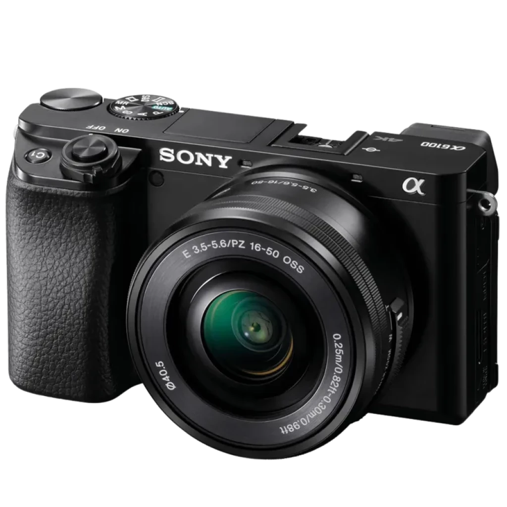 Sony Alpha 6100A 24.2 MP - Cámara Mirrorless APS-C con Enfoque de 0.02s