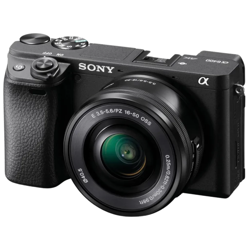 Sony α ILCE-6400AK + Objetivo 16-50mm – Cámara EVIL 4K Enfoque 0.02s