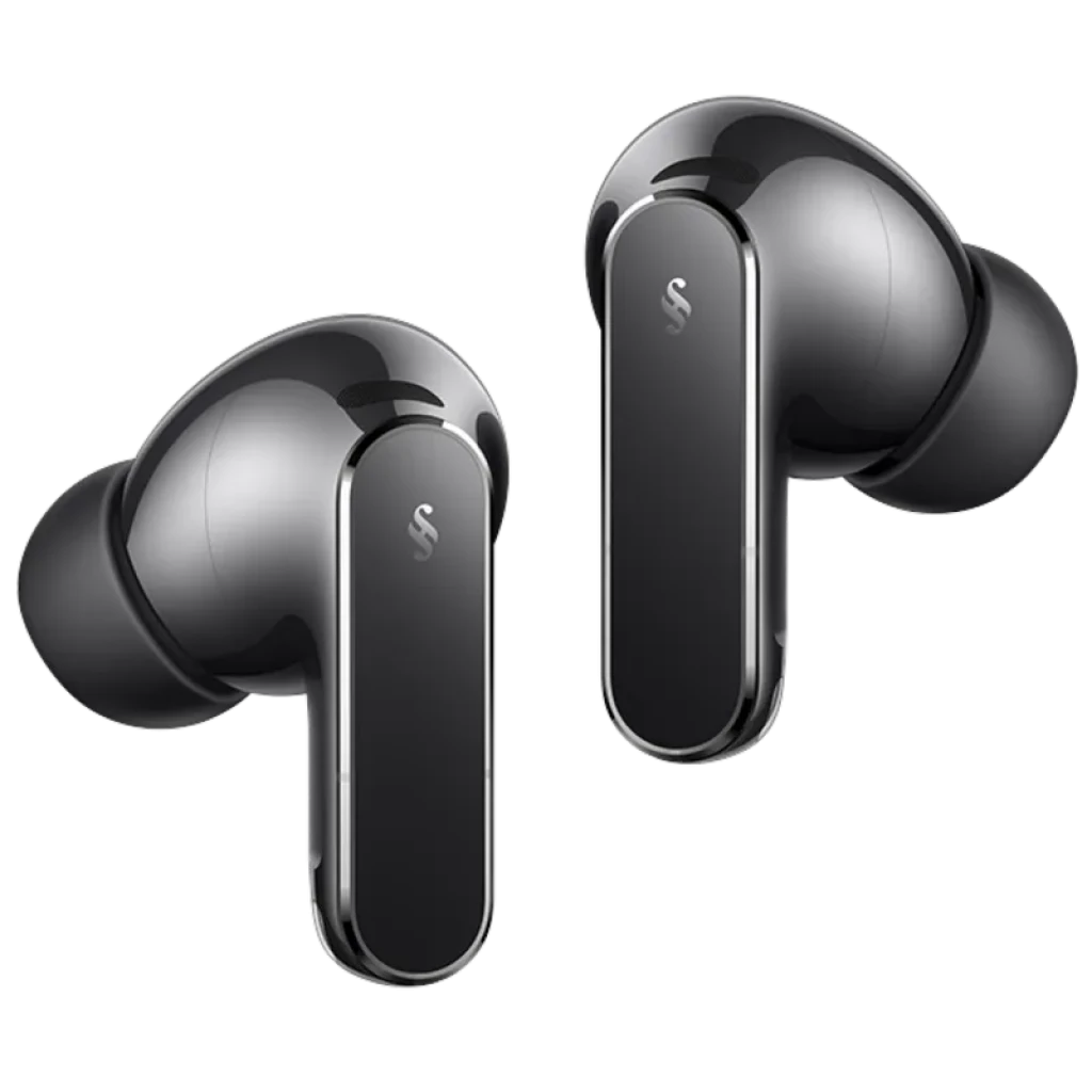 Huawei FreeBuds Pro 5 Gris, auriculares in-ear brillantes con puntas de silicona, diseño compacto tipo barra y acabado metálico pulido