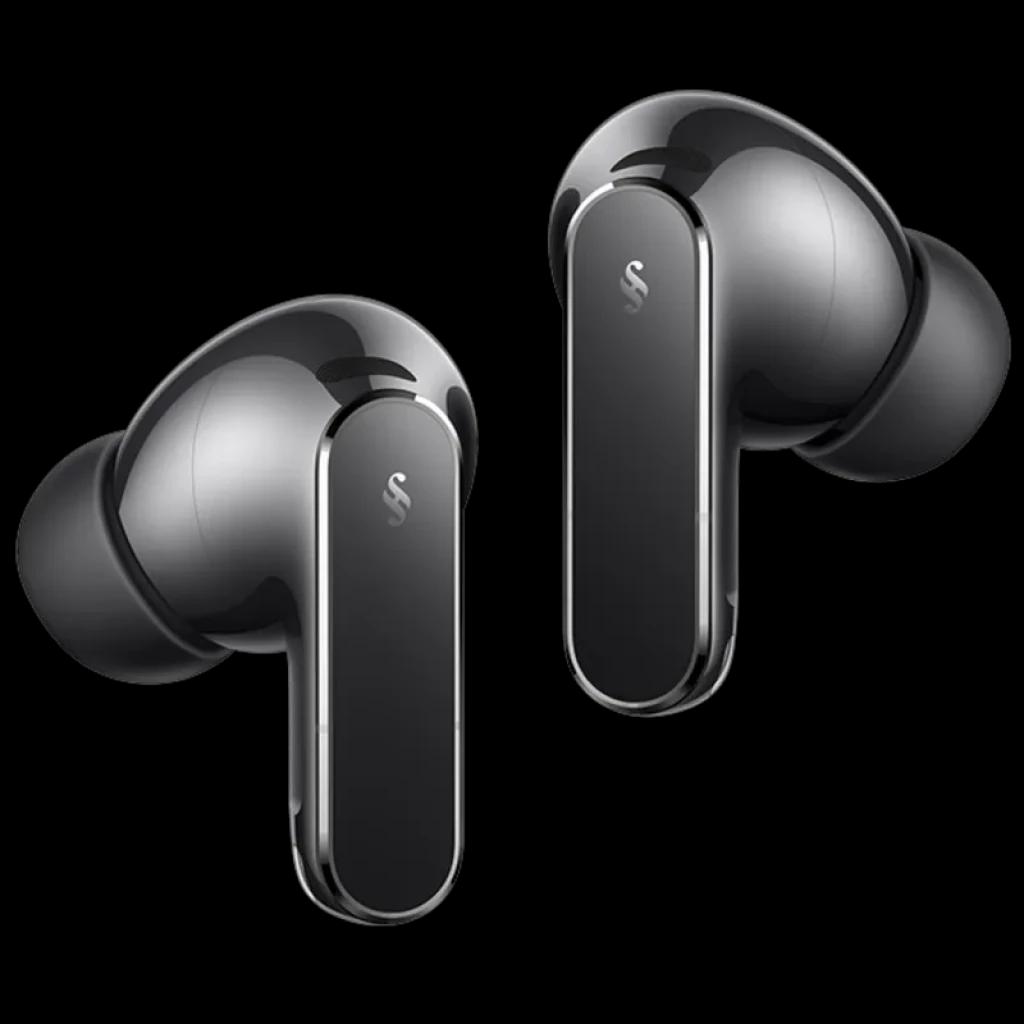 Huawei FreeBuds Pro 5 Gris, auriculares in-ear brillantes con puntas de silicona, diseño compacto tipo barra y acabado metálico pulido