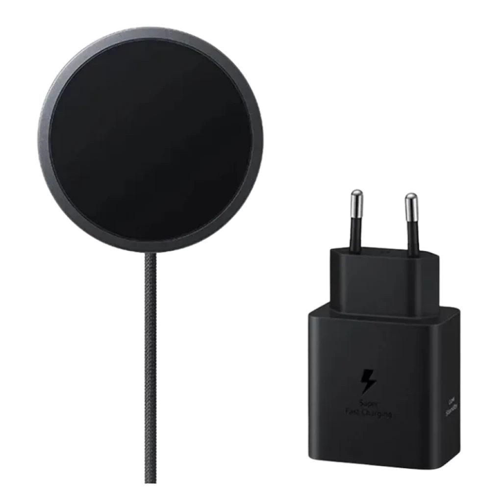 Samsung EP-P2900TBE con cargador Qi2 25W y adaptador de pared 45W