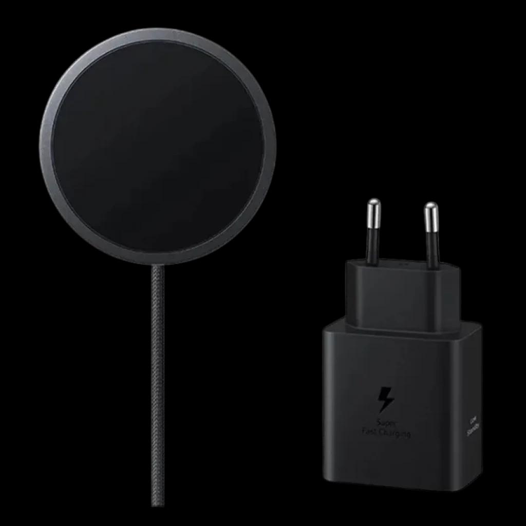 Samsung EP-P2900TBE con cargador Qi2 25W y adaptador de pared 45W