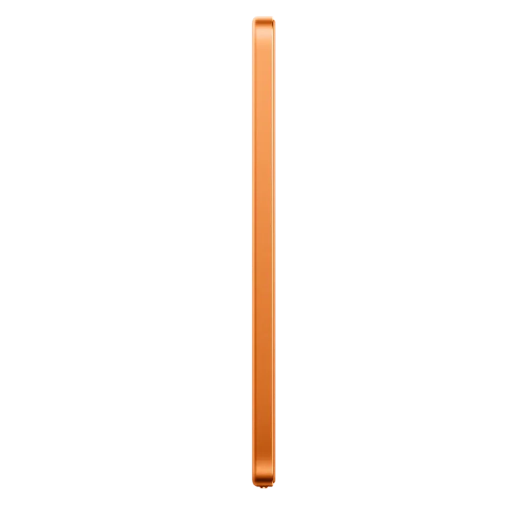 Xiaomi UltraThin Magnetic Power Bank 5000 15W Naranja 5000 mAh con perfil ultra delgado, borde metálico naranja y acabado liso, diseño magnético minimalista