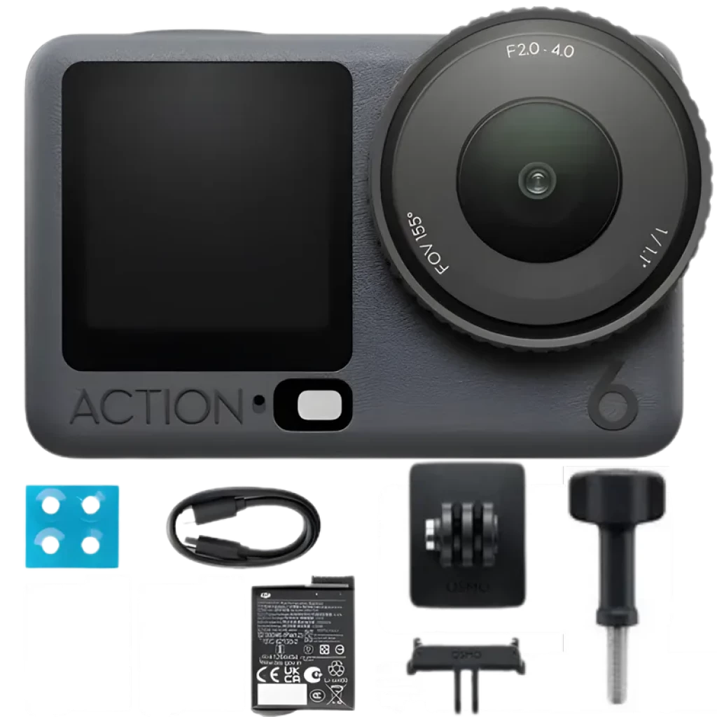 DJI Osmo Action 6 Standard Combo 64GB 4K UltraHD WiFi BT