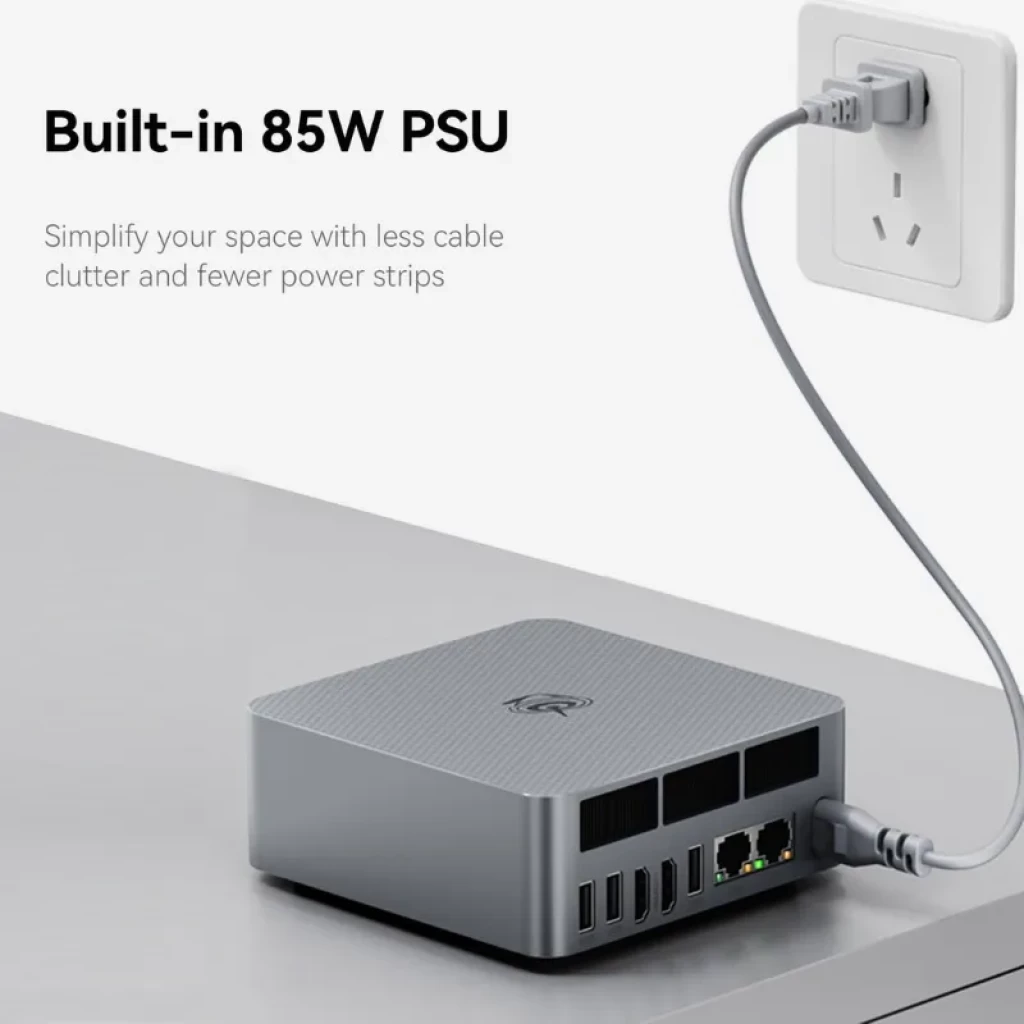 Beelink EQR7 conectado directamente a red sin transformador externo