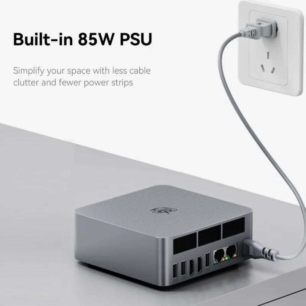 Beelink EQR7 conectado directamente a red sin transformador externo