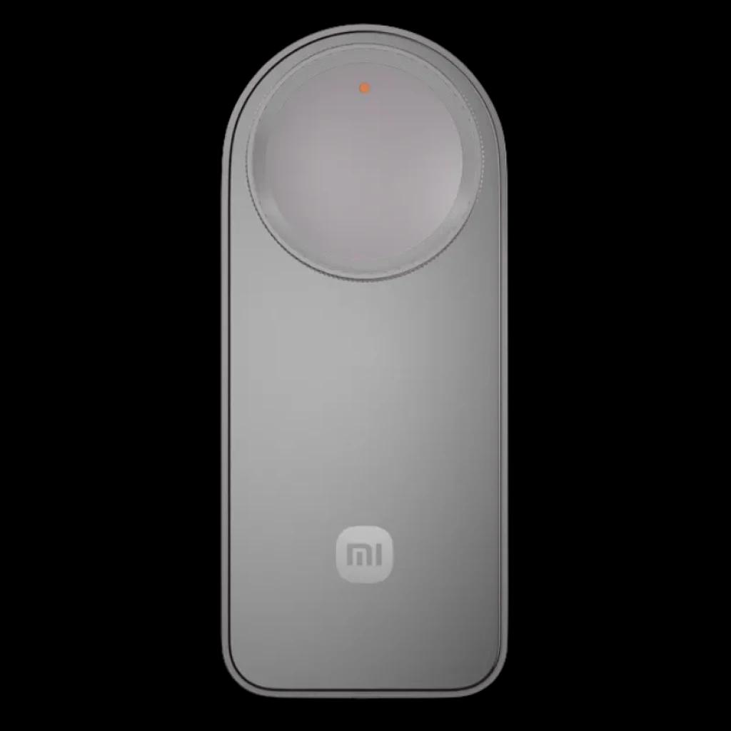 Fechadura Xiaomi Self-Install Smart Lock cinzenta com leitor de impressões digitais integrado