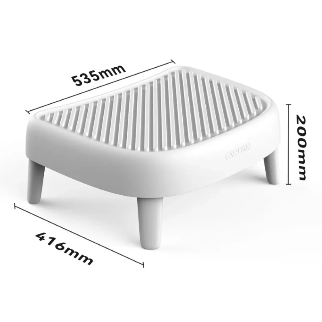 Escalera para Arenero CATLINK Open-X Blanco con medidas 535 x 416 x 200 mm