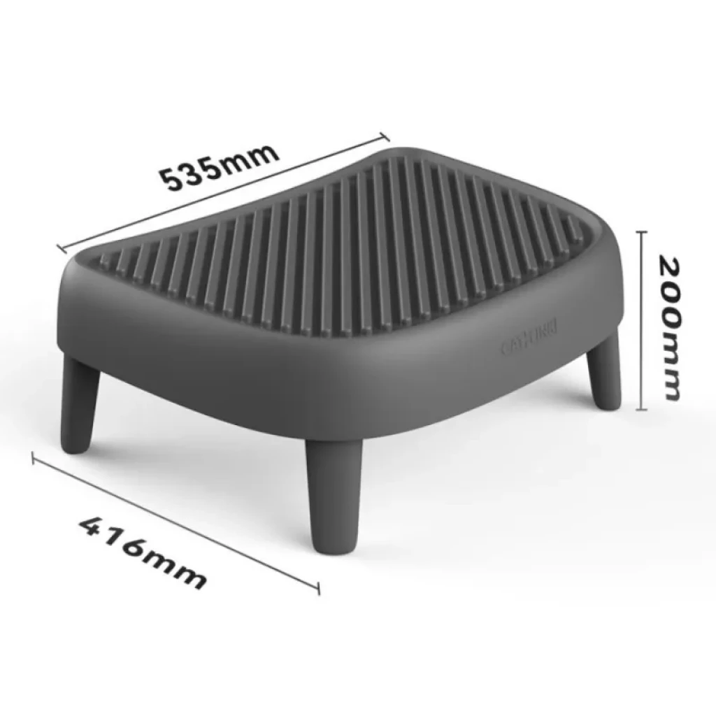 Escalera para Arenero CATLINK Open-X Gris con medidas 535 x 416 x 200 mm