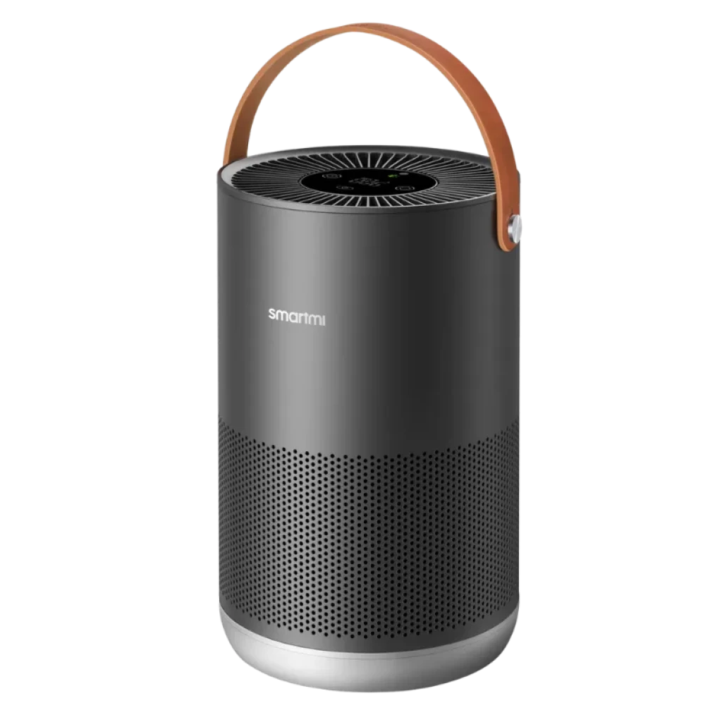Purificador de aire Smartmi Air Purifier P1 Gris Oscuro con panel LED y diseño cilíndrico
