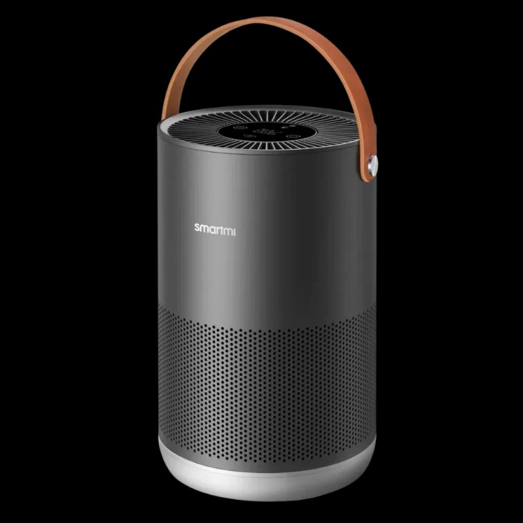 Purificador de aire Smartmi Air Purifier P1 Gris Oscuro con panel LED y diseño cilíndrico