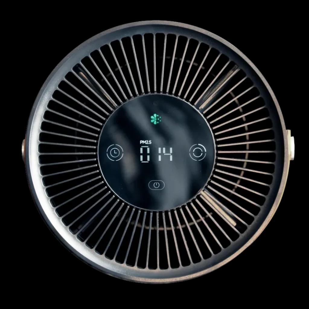 Pantalla táctil LED superior del purificador Smartmi P1 con indicadores de calidad de aire