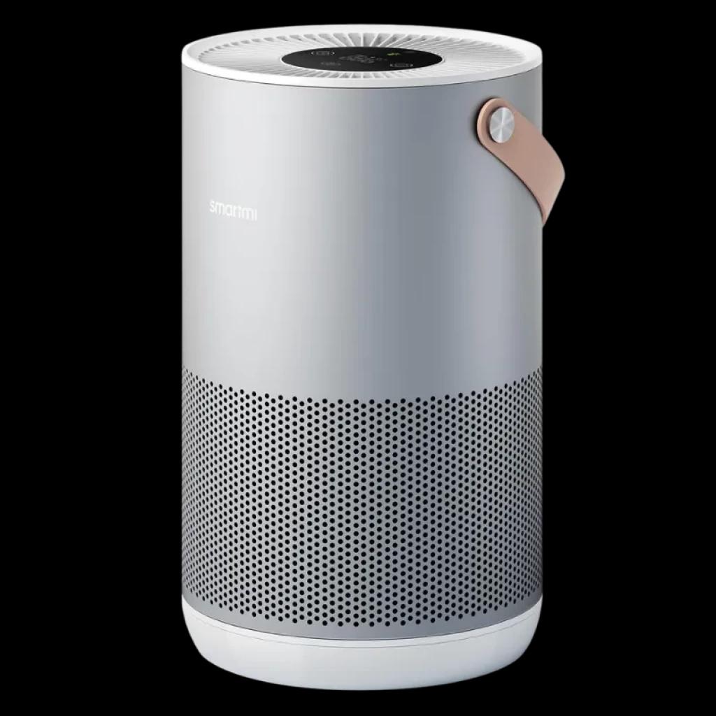 Purificador de aire Smartmi Air Purifier P1 plata con panel LED y diseño cilíndrico
