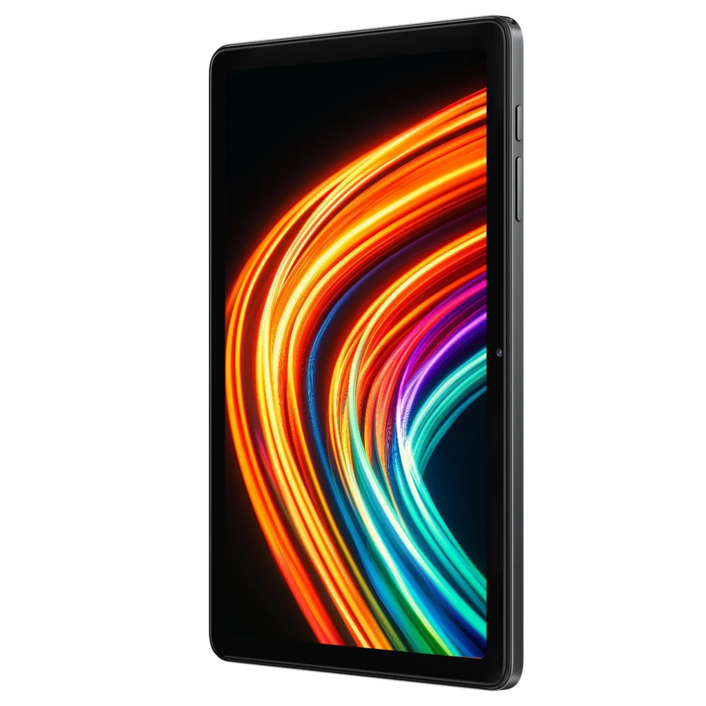 Oscal Pad 30 Wifi 128 Go gris avec écran bord fin, dalle lumineuse aux couleurs vives, boîtier fin, bouton latéral et caméra frontale discrète