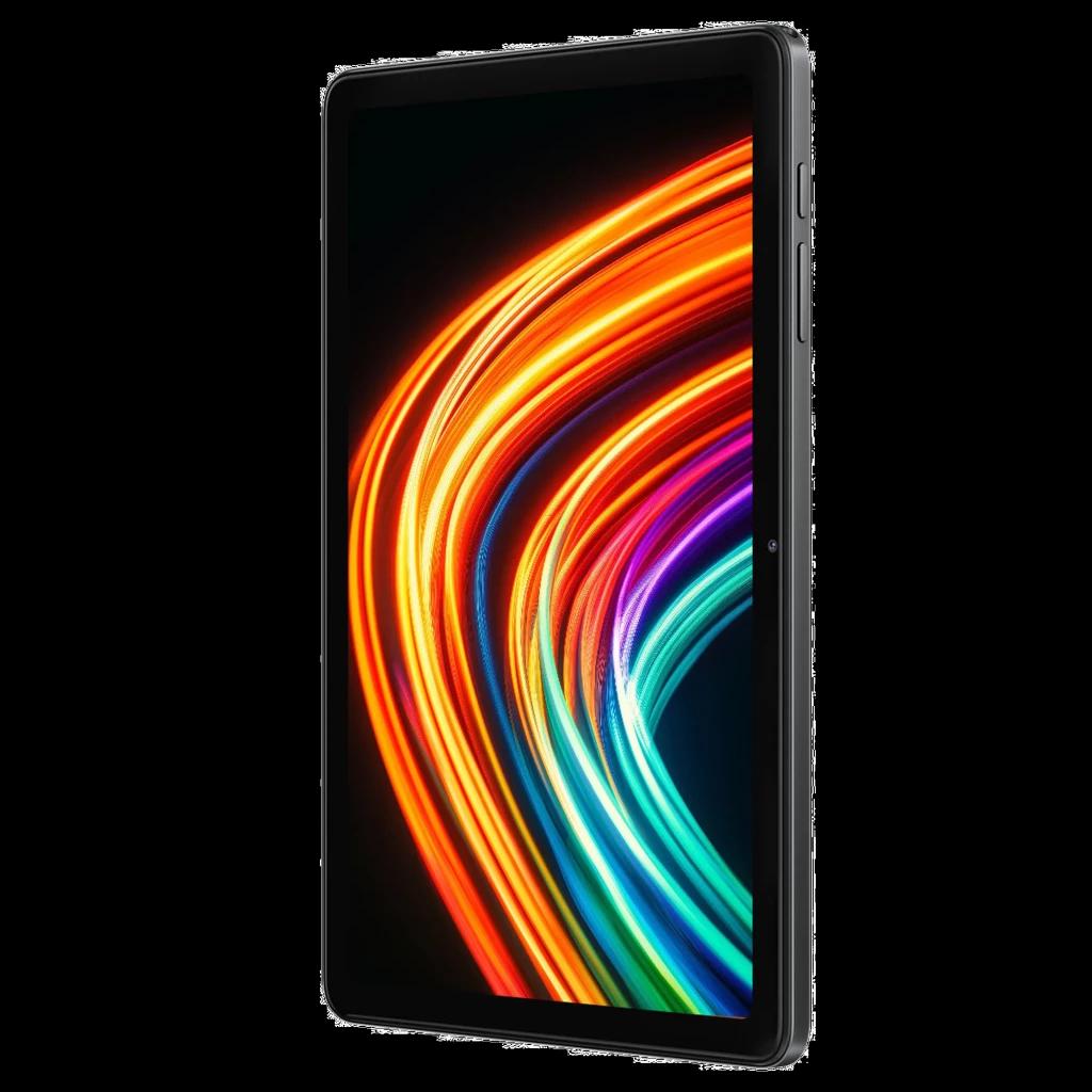 Oscal Pad 30 Wifi 128 Go gris avec écran bord fin, dalle lumineuse aux couleurs vives, boîtier fin, bouton latéral et caméra frontale discrète