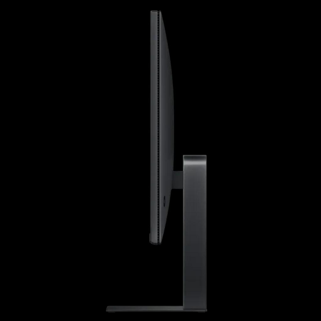 Xiaomi Monitor A27i 2026 Panel IPS 144Hz FHD con diseño ultrafino, biseles mínimos y soporte robusto; perfil lateral elegante en color negro