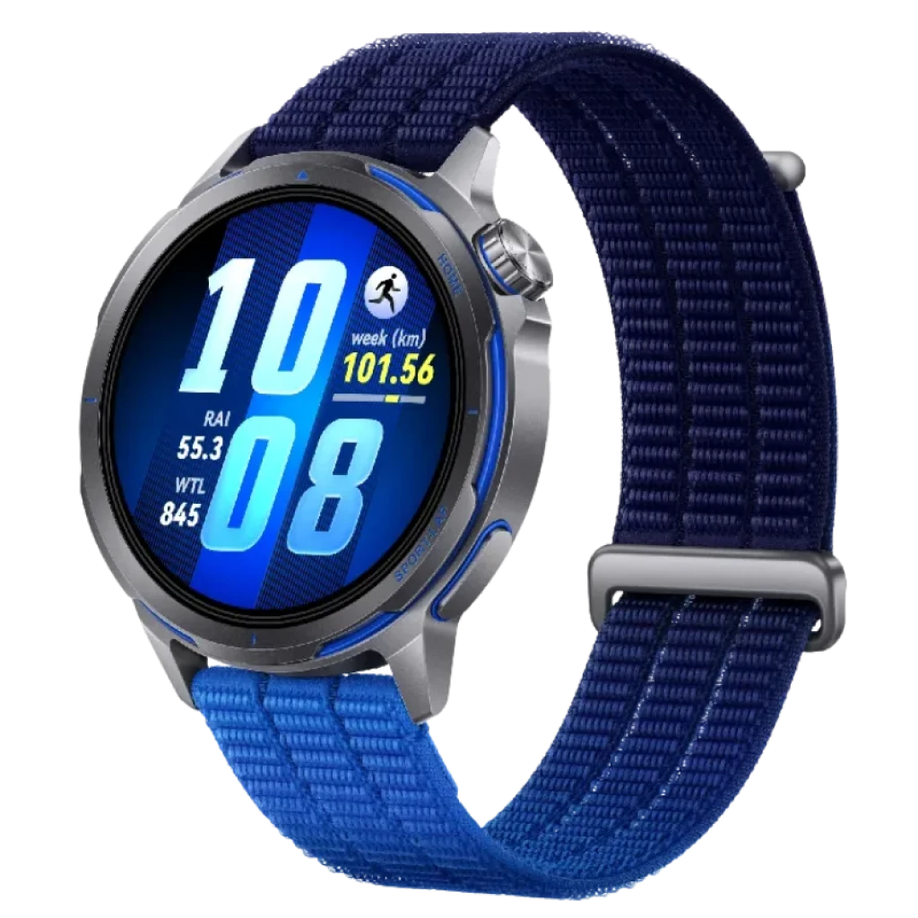 Montre intelligente Huawei Watch GT Runner 2 Bleu avec cadran sportif actif