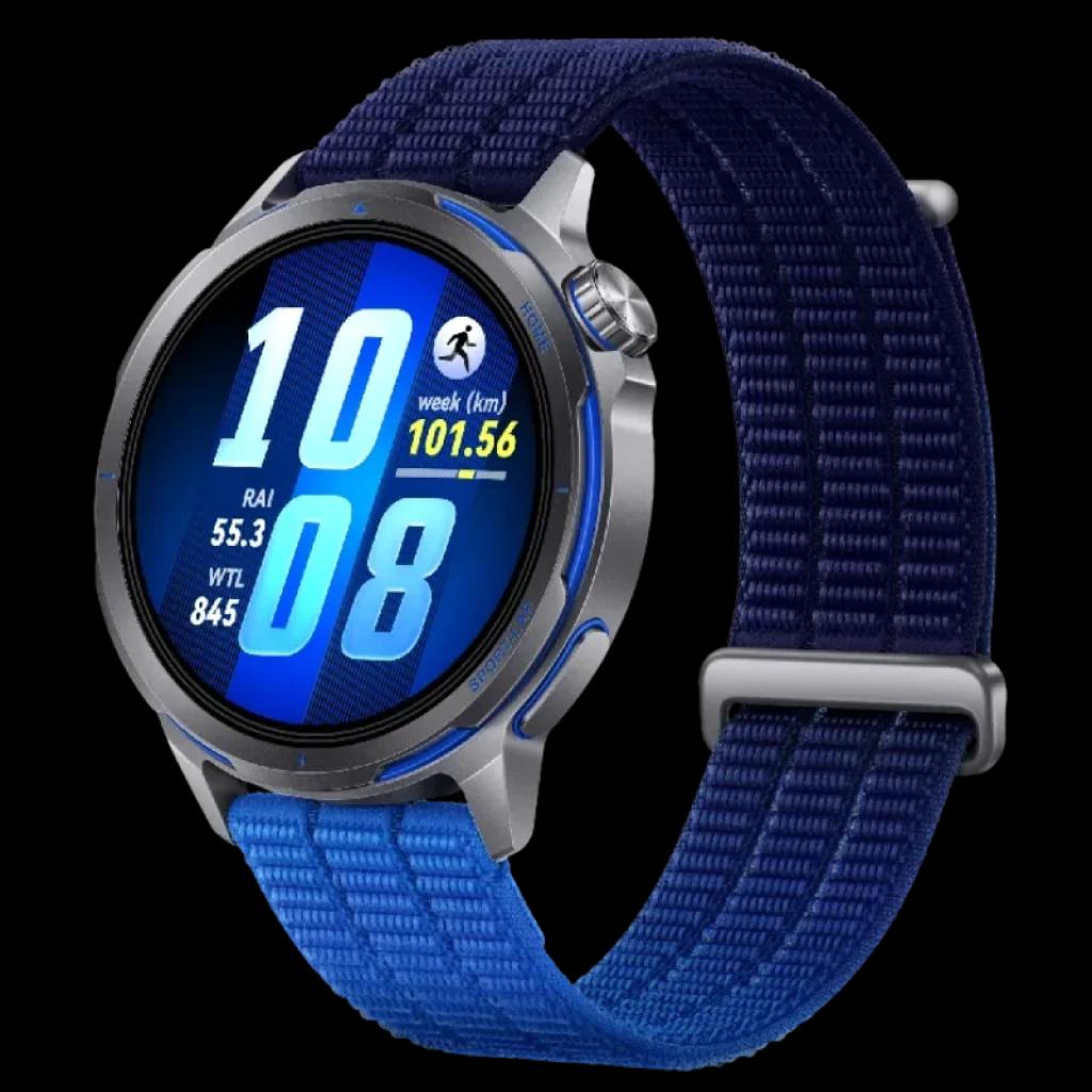 Montre intelligente Huawei Watch GT Runner 2 Bleu avec cadran sportif actif