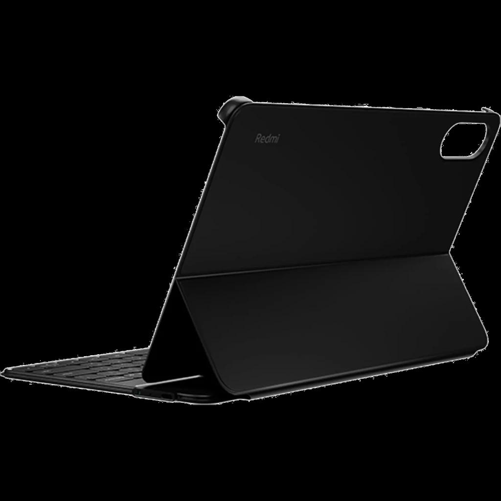Teclado Xiaomi Pad 8 / 8 Pro com touchpad e capa inteligente preta, design magnético, suporte dobrável, recorte para câmera e acabamento slim elegante